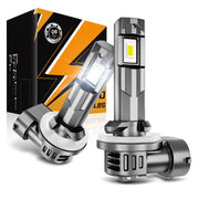 Auxbeam Q6 front view showing lens and housing, improving visibility