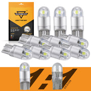 Auxbeam Y3 front packaging showing 10-pack with clear product view and easy install benefit