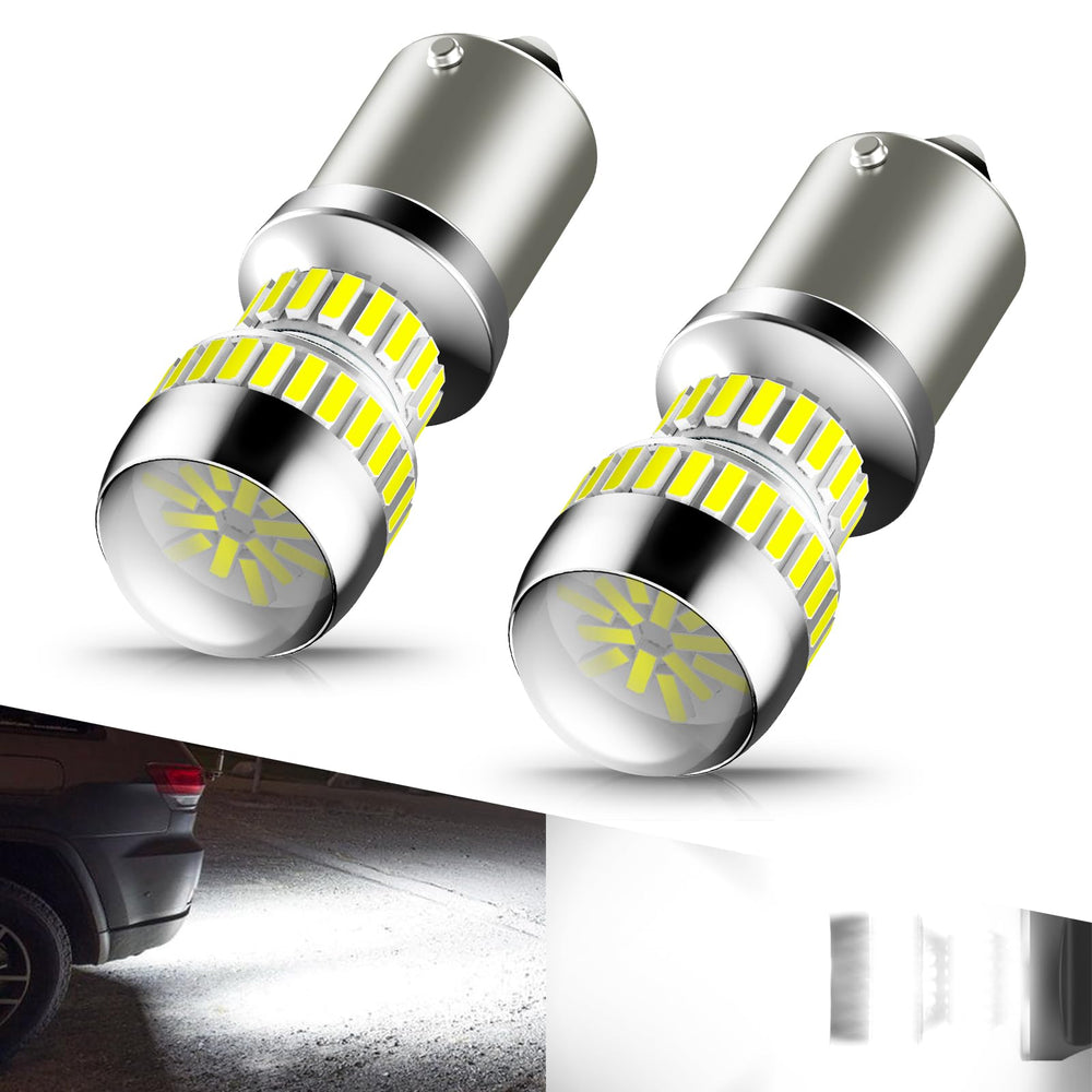 AUXITO front packaging showing bulb pair and model for easy identification