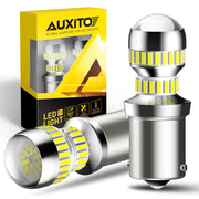AUXITO 1156 front view pack of two bright bulbs for easy replacement