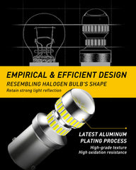 AUXITO projector lens close-up showing focused beam for improved visibility