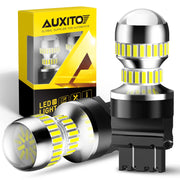 AUXITO 3157 front view showing full LED array and bright design for visibility