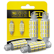 AUXITO front packaging showing 578 LED bulbs and benefits