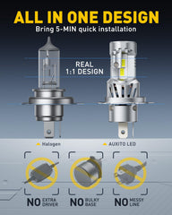 AUXITO cooling fan detail demonstrating fast heat dissipation benefit