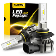 AUXITO 9145 front view pack of two showing bright cool-white output benefit