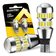 AUXITO 921 front view showing bright LED faces and improved visibility