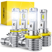 AUXITO front packaging showing H11 9005 kit and benefits
