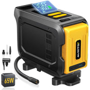AUXITO front view of AT1 inflator showing compact profile and durable build for fast inflation