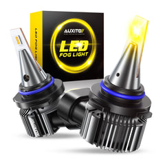 AUXITO front view of bulbs showing plug-and-play fit
