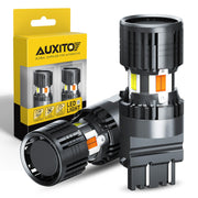 AUXITO front view pack of two bulbs showing modern design and easy swap benefit
