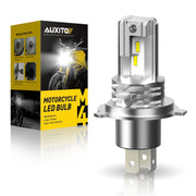AUXITO H4 front packaging showing bulb and benefits for quick upgrade