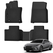 AUXKO front mats showing precise fit and coverage, protecting carpets