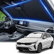 AuyNeas front view packaging showing custom Kia K4 fit and quick install benefit