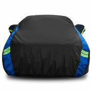 Avecrew front view cover on sedan protecting paint and trim