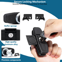 Avutrel rotary latch cables and hardware arranged for easy installation benefit