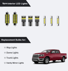 AWALITED installed dome light in Ram cabin giving clearer interior visibility