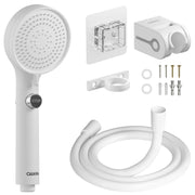 Awelife front view shower head showing compact design and improved spray