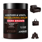 AWOWZ front package showing dark brown balm and kit benefits