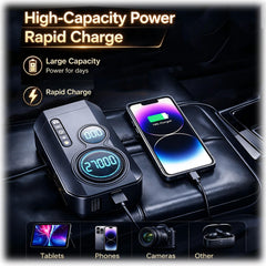 AWTFYCPY USB ports and LED light detail provide device charging and visibility