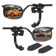 AXIMIRON front packaging showing two tow mirror extenders and benefits