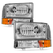 AXLAHA chrome headlights front packaging showing pair and benefits
