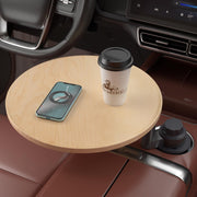 AXVLU front view on steering wheel showing stable workspace and convenience