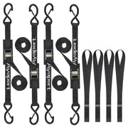 Ayaport front packaging showing 4-pack straps and included soft loops, clear product view and contents