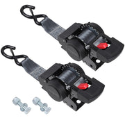Ayaport front view retractable straps showing hardware and tidy storage benefit