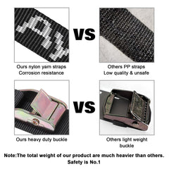 Ayaport soft loop protector on motorcycle frame preventing scratches and cushioning contact