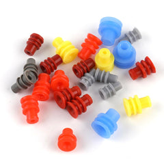AYZAR silicone wire seals variety top view, protects connectors from moisture