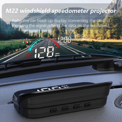 AZIJYV M22 connected to car USB cable demonstrating easy setup