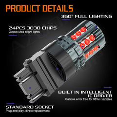 AZQOP close-up of 3030 SMD chips showing brighter output benefits