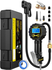 AZUNO adaptor front view shows compact gauge and dual-heads for quick identification and use