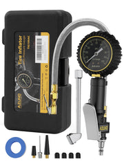 AZUNO front view showing gauge and case, clear organization benefit