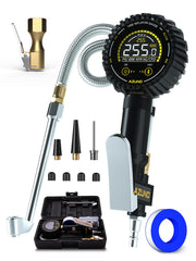 AZUNO front view showing display and trigger for quick, accurate inflation