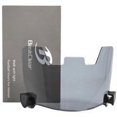 B BASKCLEAR front view showing clear visor offering unobstructed vision