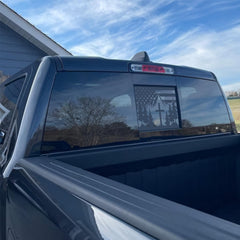 Babynora decal being applied with transfer film for bubble-free installation