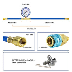 BACOENG reinforced hoses and brass fittings for durable, leak-resistant connections