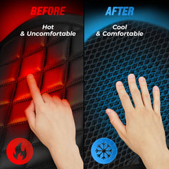 Badass Moto underside anti-slip backing preventing movement for stability