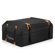 bagmate front view on car showing full capacity and weatherproof design for more gear