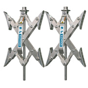 BAL X-Chock front view of assembled pair showing compact profile and stability
