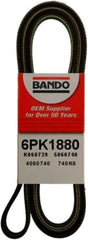 Bando 6PK1880 front packaging showing product label and fitment benefits
