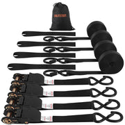 BANJEYSTRAPS front packaging showing 4-pack kit and storage bag, easy grab-and-go