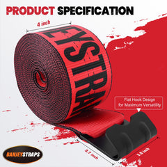 BANJEYSTRAPS webbing texture detail showing durable polyester weave for UV and abrasion resistance
