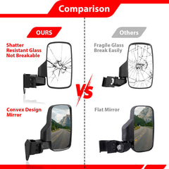 BARQUPO mirror folded position protecting unit during tight trail passages