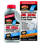 Bar's Leaks OS-1 front label showing product and size, highlights fast application benefit