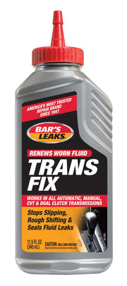 Bar's Leaks front label showing product name and benefits for leak repair