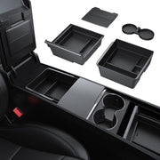 BASENOR front view of full console kit showing neat storage benefit