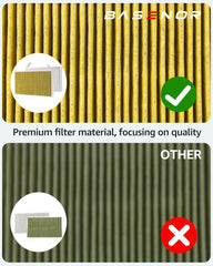 BASENOR filter installed in Tesla cabin, improves onboard air quality for occupants