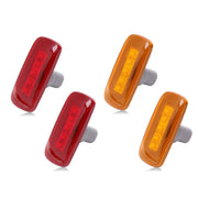 BASIKER front view of rear fender light showing clean fit and improved visibility